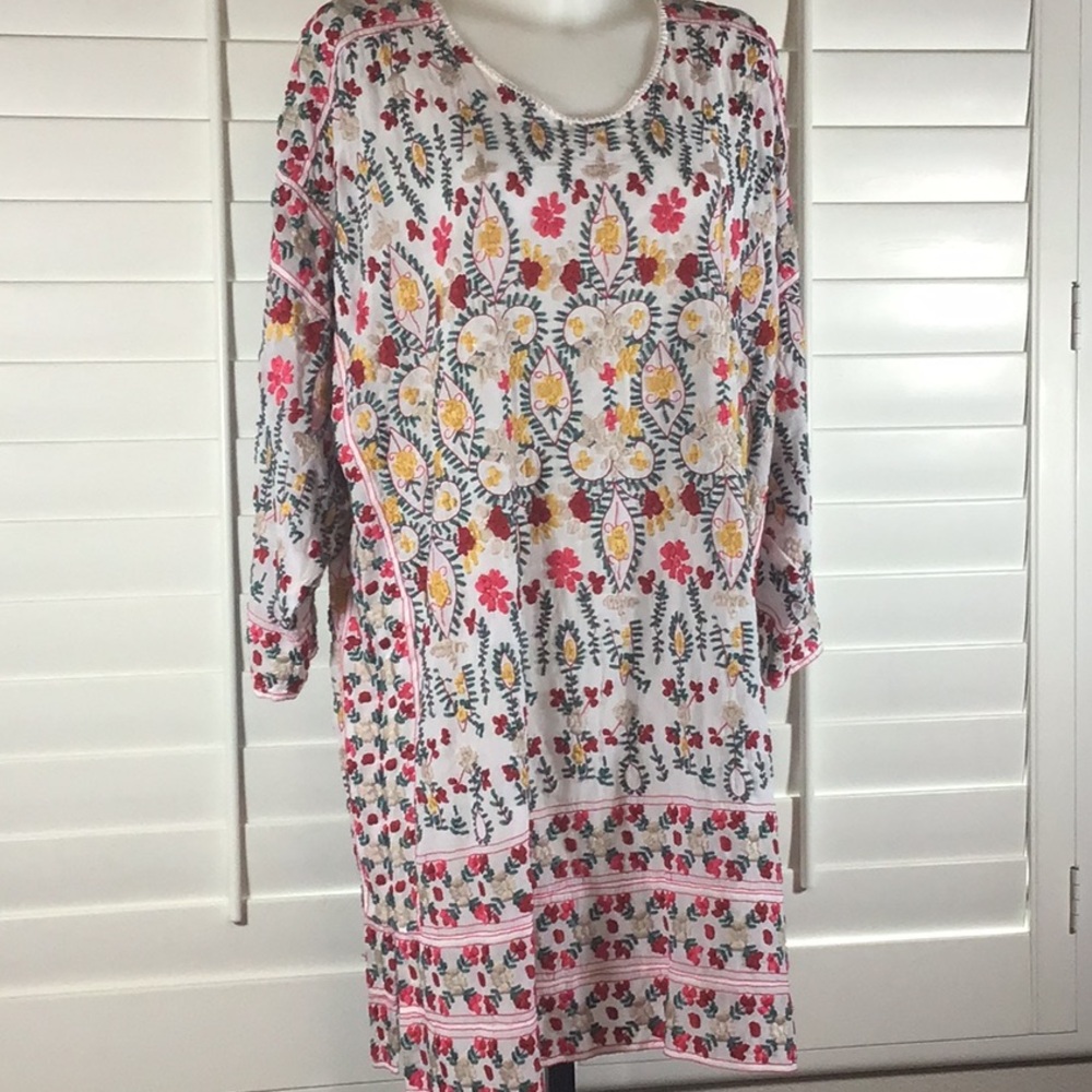 Johnny Was embroidered tunic